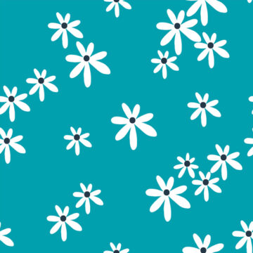 Custom Fabric 'Flowers on Barrier Reef' by Ivy Helena