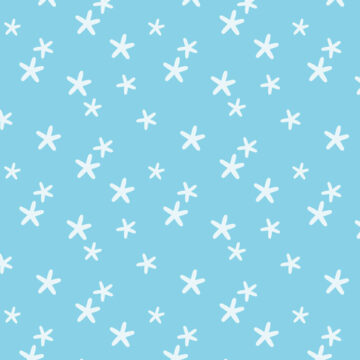 Custom Fabric 'Stars on Crystal Blue' by Ivy Helena
