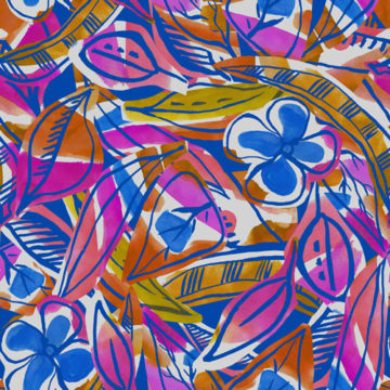 Custom Fabric 'Calypso Blue' by Annammo