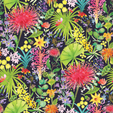 Custom Fabric 'Aussie Meadow' by Rachael King