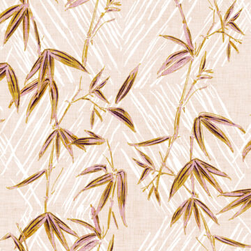 Custom Fabric 'Bamboo Forest Cream' by Esther Fallon Lau 