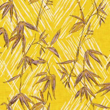 Custom Fabric 'Bamboo Forest Gold' by Esther Fallon Lau 