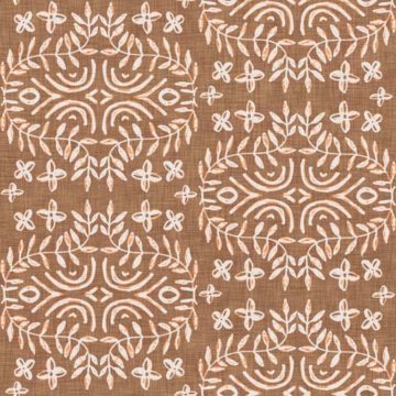Custom Fabric 'Batika Brown' by Esther Fallon Lau 