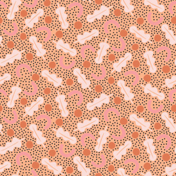 Custom Fabric 'Fall Fun Peach' by Brook Gossen
