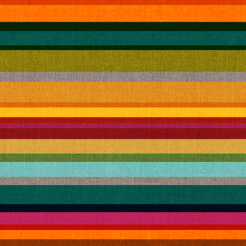 Custom Fabric 'Mid Century Kaleidoscope Stripes' by Cecilia Mok