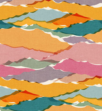 Custom Fabric 'Mountain Colours Wilds' by Cecilia Mok