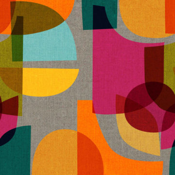 Custom Fabric 'Mid Century Kaleidoscope' by Cecilia Mok