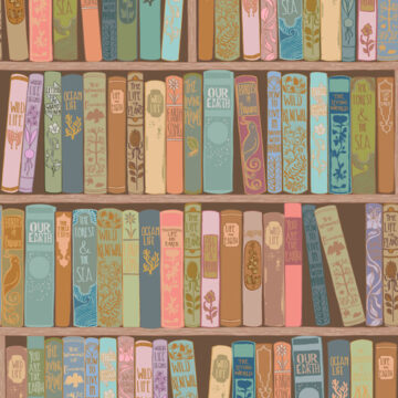 Custom Fabric 'Conservation Library Poetic' by Cecilia Mok