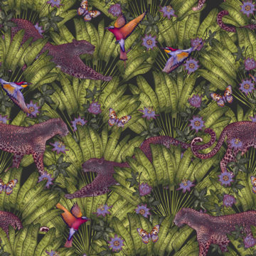 Custom Fabric 'Deep Into the Jungle' by Folklore & Flora