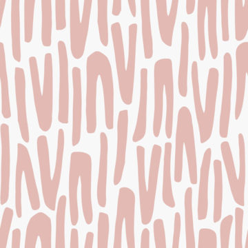 Custom Fabric 'Scattered Stripes Peach' by Emily Wills