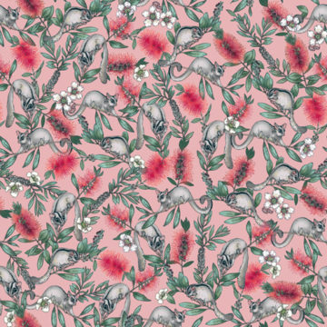 Custom Fabric 'Gliders Pink' by Eloise Short Design