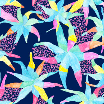 Custom Fabric 'Starfish in Pink' by The Indigo Room