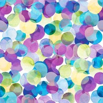 Custom Fabric 'Water Dots Purple' by Julie Harrison
