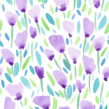 Custom Fabric 'Lilac Blossom' by Julie Harrison