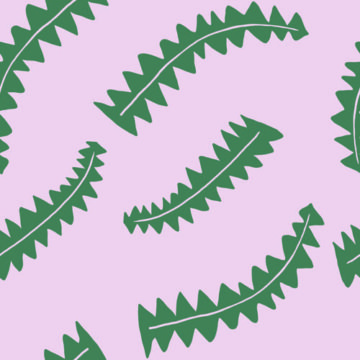 Custom Fabric 'Banksia Leaves Aussie' by Indigo Thread