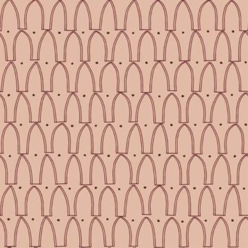 Custom Fabric 'Balim Tile Pink' by Lily Fink