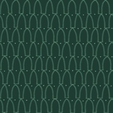 Custom Fabric 'Balim Tile Teal' by Lily Fink