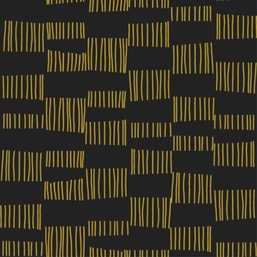 Custom Fabric 'Billabong Tile Mustard' by Lily Fink