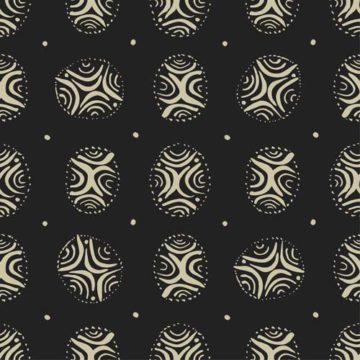 Custom Fabric 'Bouddi Tile Black' by Lily Fink