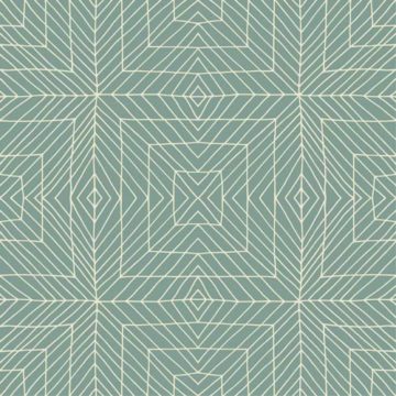 Custom Fabric 'Echo Tile Seaglass' by Lily Fink