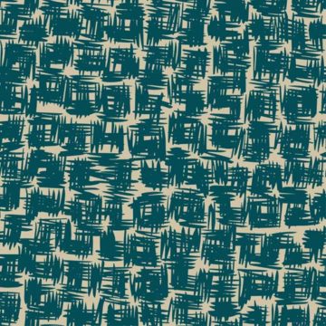 Custom Fabric 'Husk Tile Blue' by Lily Fink