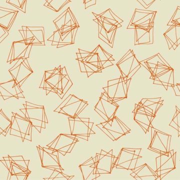 Custom Fabric 'Nimble Tile Orange' by Lily Fink