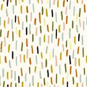 Custom Fabric 'Rain Tile Multi' by Lily Fink