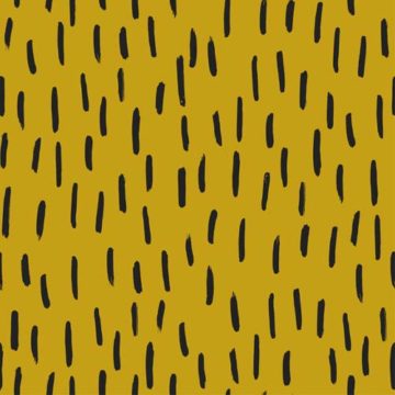 Custom Fabric 'Rain Tile Mustard' by Lily Fink