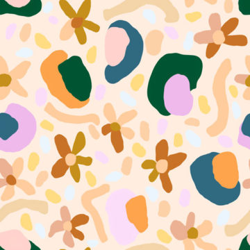 Custom Fabric 'Confetti' by Linen Jungle