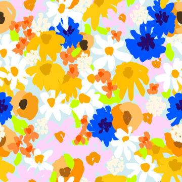 Custom Fabric 'Garden Party' by Linen Jungle