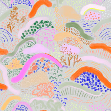 Custom Fabric 'Let’s go on an Adventure' by Linen Jungle