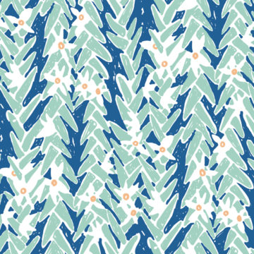 Custom Fabric 'Queensland Wax Flower' by Marni Stuart
