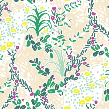Custom Fabric 'Dune Flowers' by Marni Stuart