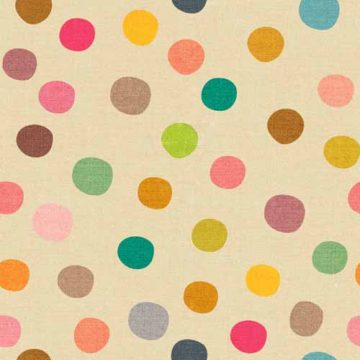 Custom Fabric 'Mid Century Polka Dots' by Cecilia Mok