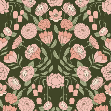 Custom Fabric 'Mystery Garden Victorian' by Cecilia Mok