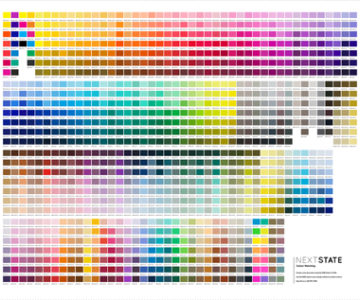 Colour Chart - Next State On-Demand Digital Fabric Printing