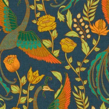 Custom Fabric 'Phoenix Garden' by Cecilia Mok