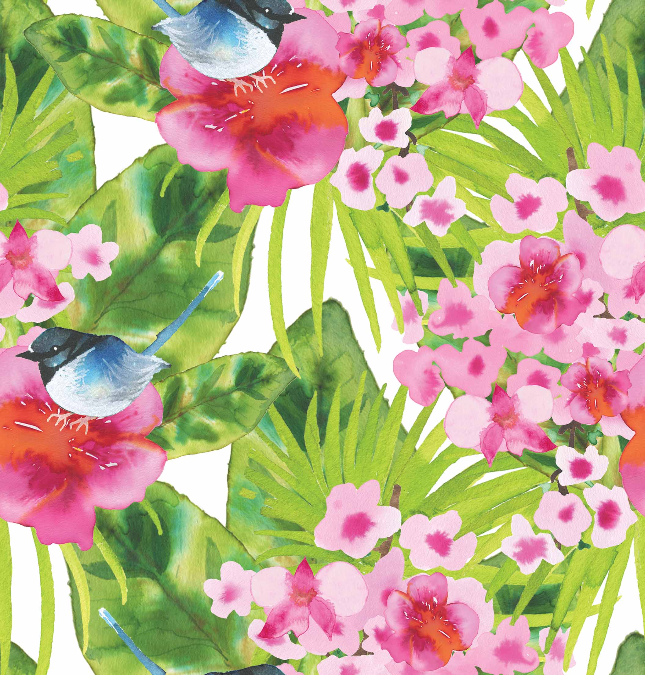 Rachel_King_Designs Tropical Wren White Swatch Next State