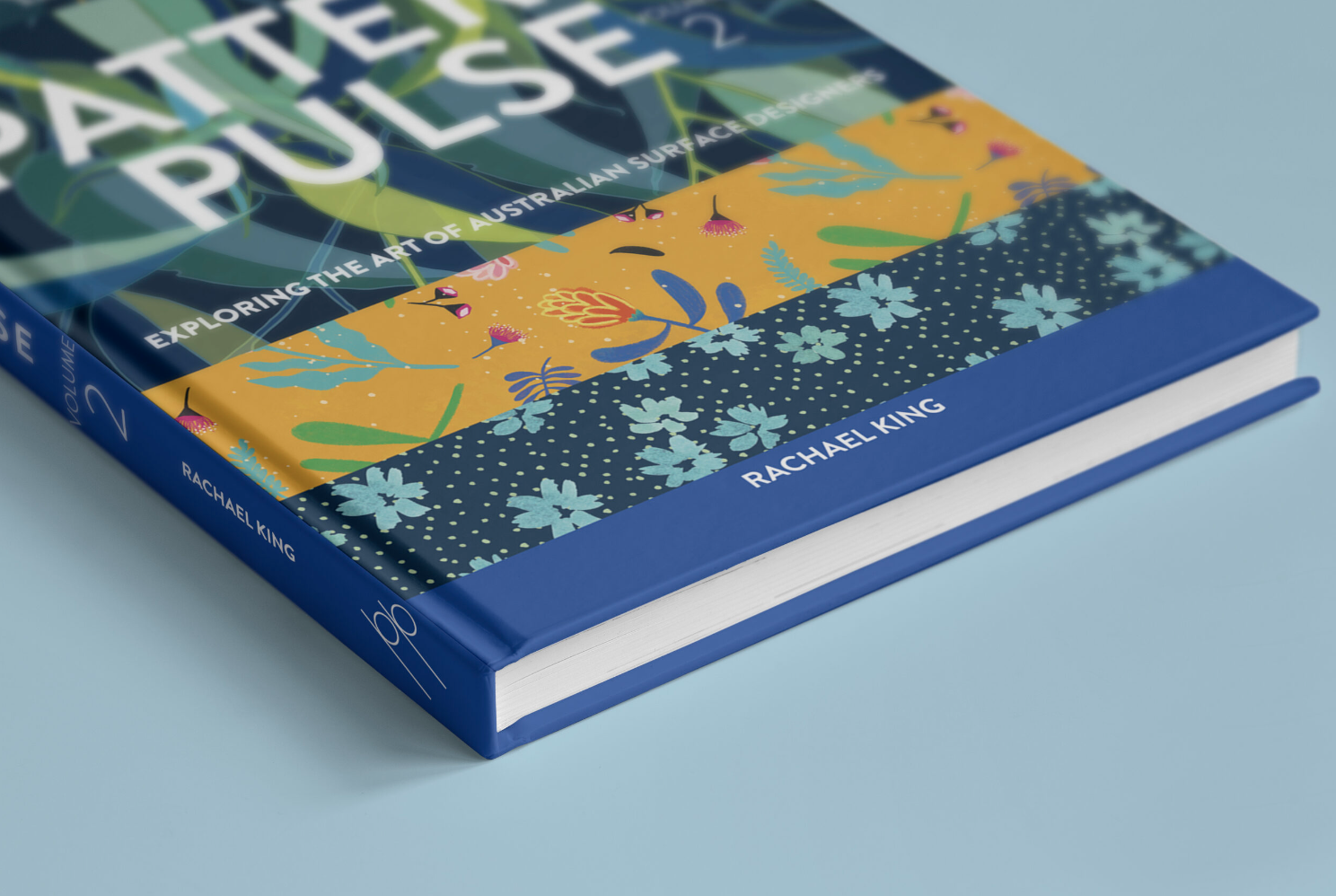 A photo of Rachael Kings book, Pattern Pulse. Self published.