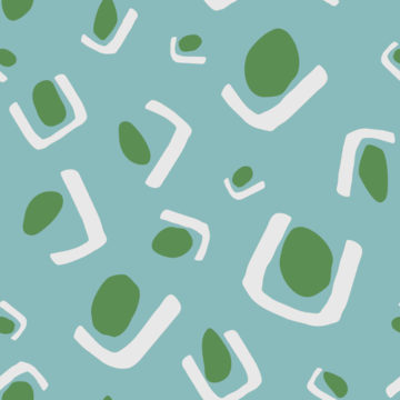 Custom Fabric 'Some Dots Green' by Vanessa Holiday