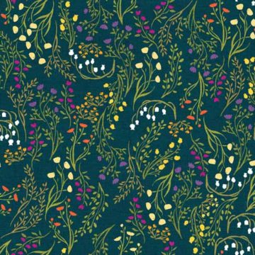 Custom Fabric 'Summer Meadow Sea' by Cecilia Mok
