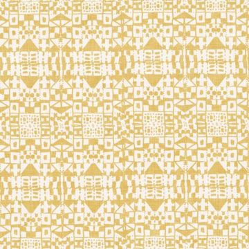Custom Fabric 'Tetra Gold' by Esther Fallon Lau 