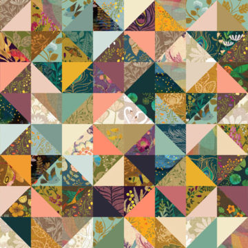 Custom Fabric 'The Dreamers Quilt' by Cecilia Mok