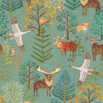 Custom Fabric 'The Wild Spirit' by Cecilia Mok