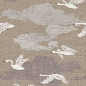 Custom Fabric 'The Wild Swans' by Cecilia Mok