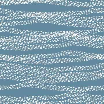 Custom Fabric 'Riverbed Pond Blue' by Thistle and Fox