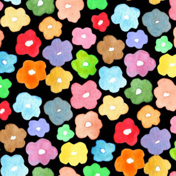 Custom Fabric 'Tiny Flowers' by Rachael King