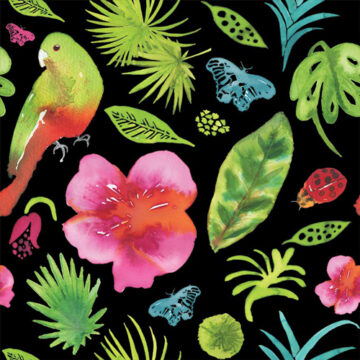 Custom Fabric 'Tropical Scattered' by Rachael King