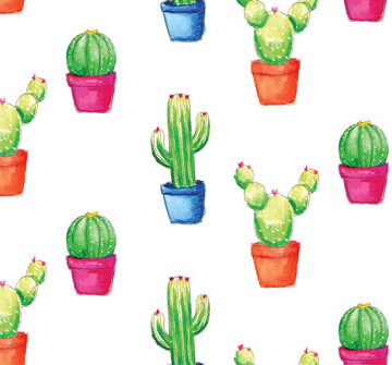 Custom Fabric 'Cactus' by Angie Hollister