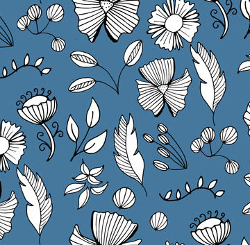 Custom Fabric 'Livid Floral' by Angie Hollister